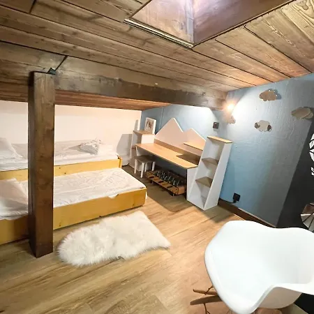 Duplex Au Pieds Telecabine Princesse Megeve Apartment